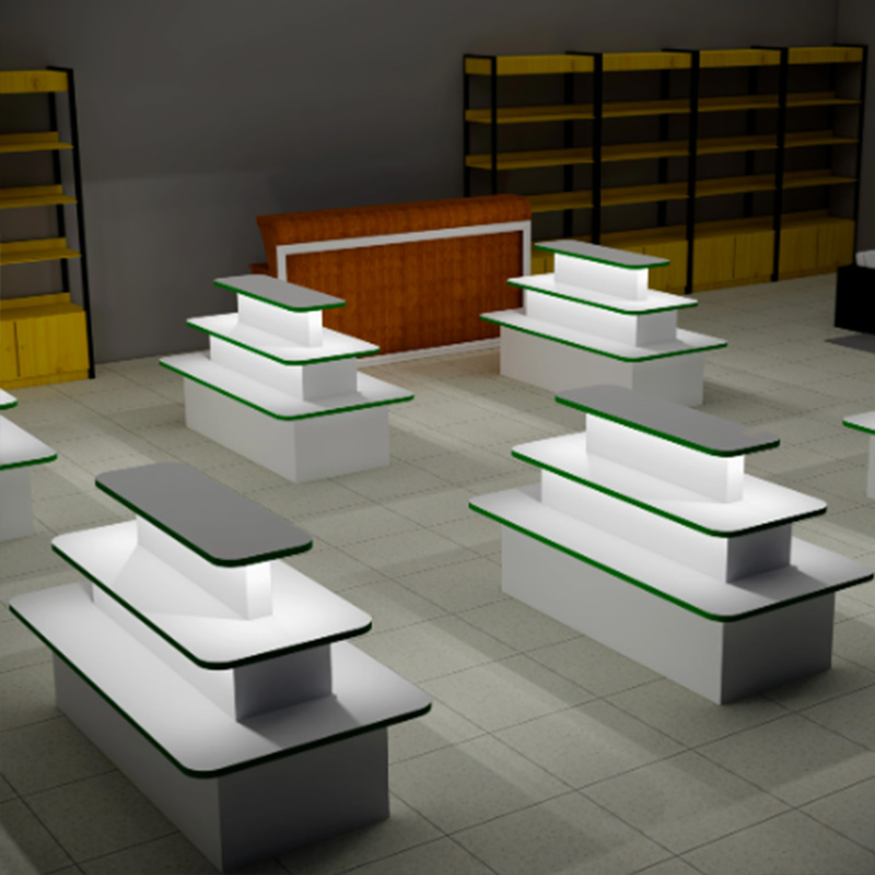Modern Multi-Layer Island Display Table for Retail Stores Manufacturers, Modern Multi-Layer Island Display Table for Retail Stores Factory, Supply Modern Multi-Layer Island Display Table for Retail Stores Retail Solution