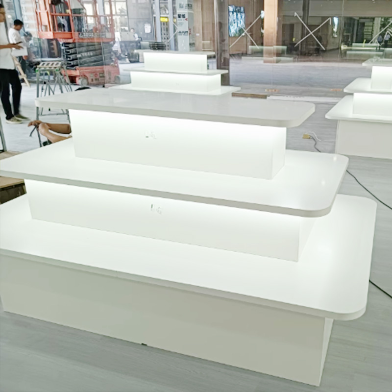 Modern Multi-Layer Island Display Table for Retail Stores Manufacturers, Modern Multi-Layer Island Display Table for Retail Stores Factory, Supply Modern Multi-Layer Island Display Table for Retail Stores Retail Solution