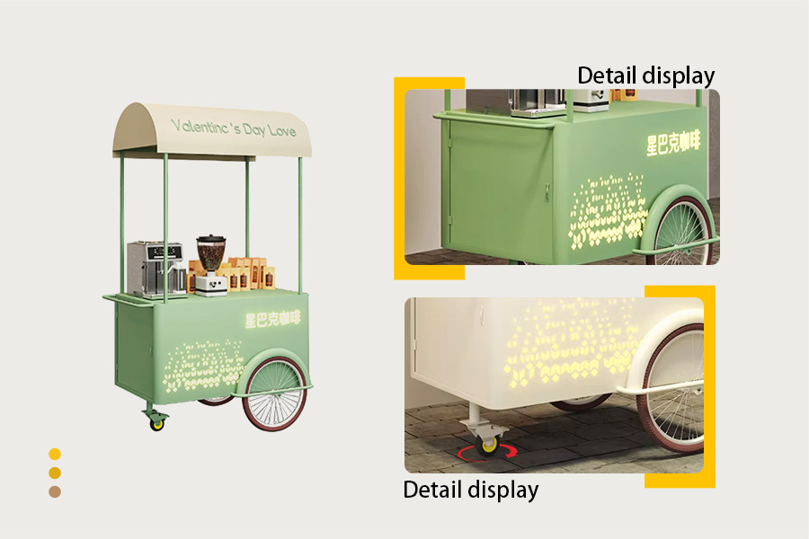 Mobile LED Food Cart
