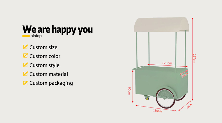 Street Vendor Display Trolley