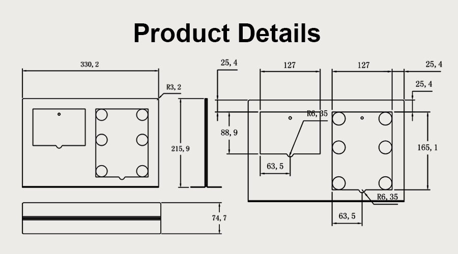 Retail Metal Sign Holder for Countertop Display