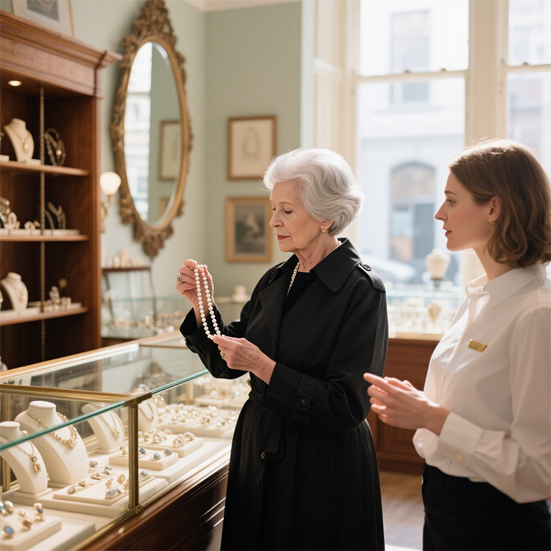 Luxury jewelry display cases