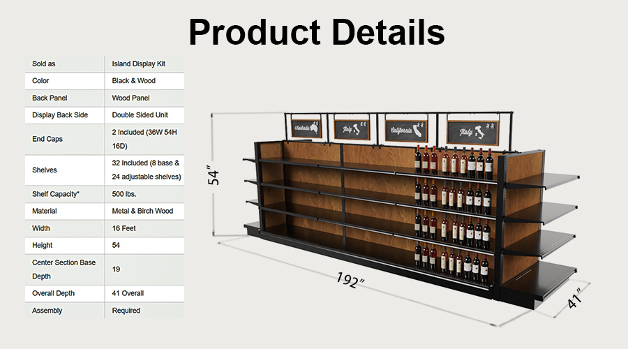 Wine display rack