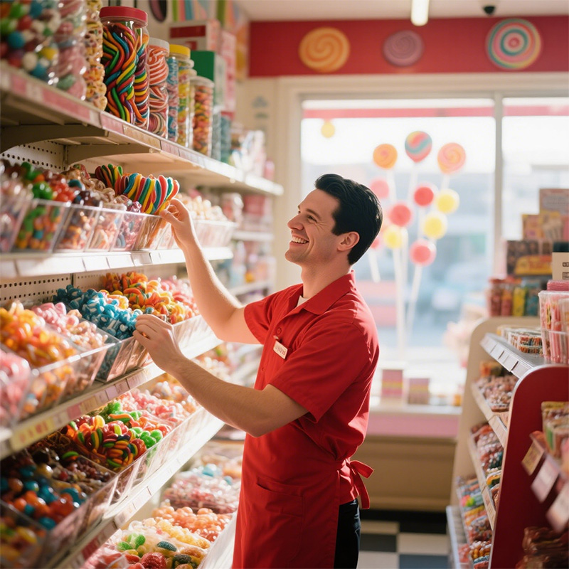 Candy display rack