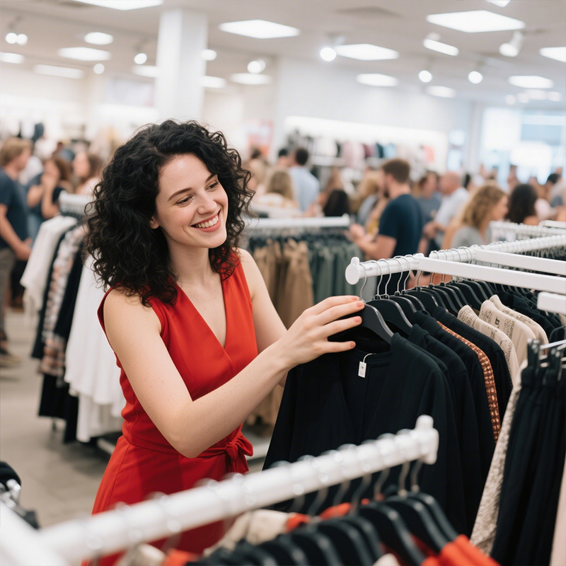 Retail clothes rail