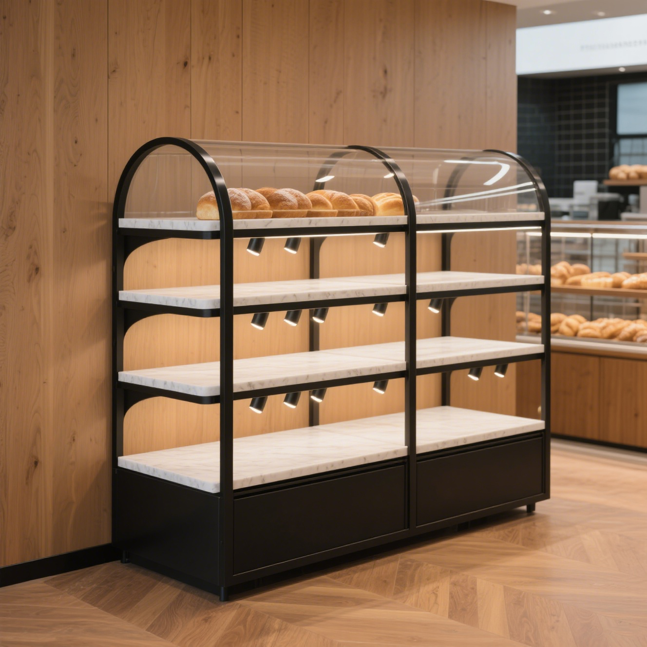 bread display stand