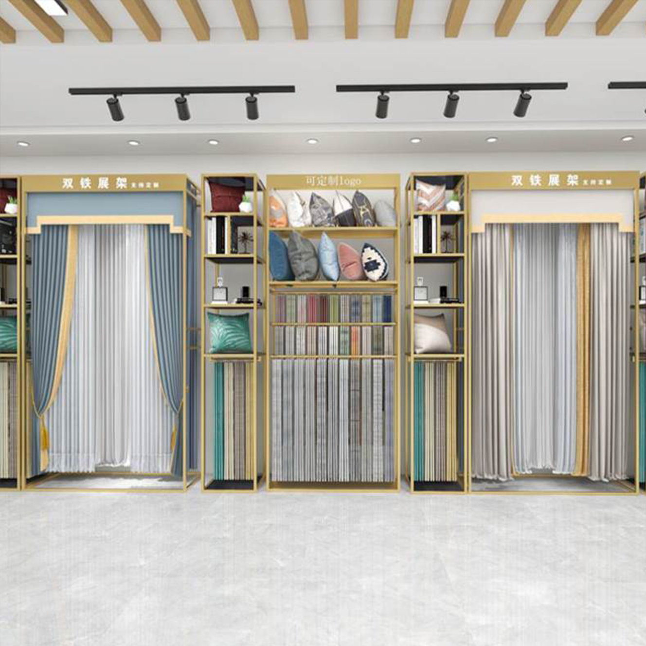 cloth display counter