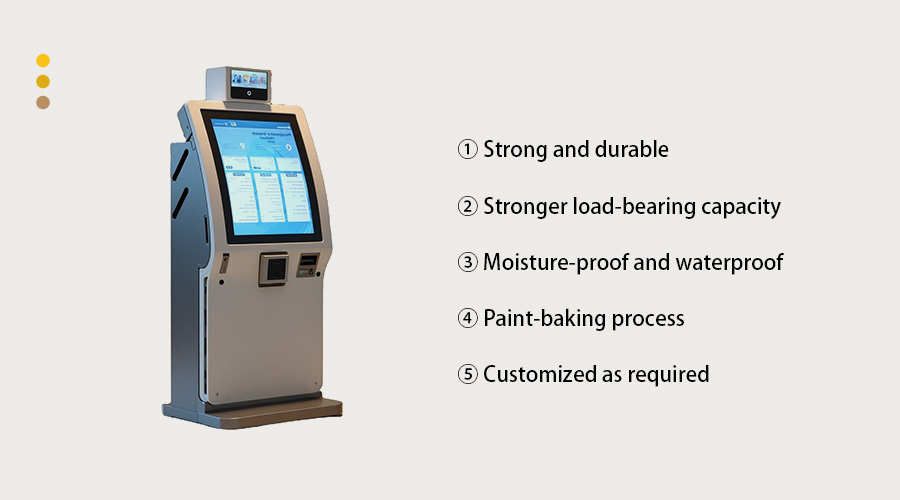 self service kiosk metal housing