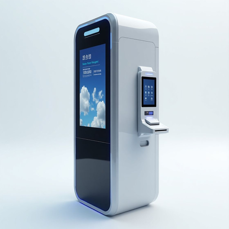 Custom Sheet Metal Kiosk Enclosure for Self-Service Terminal