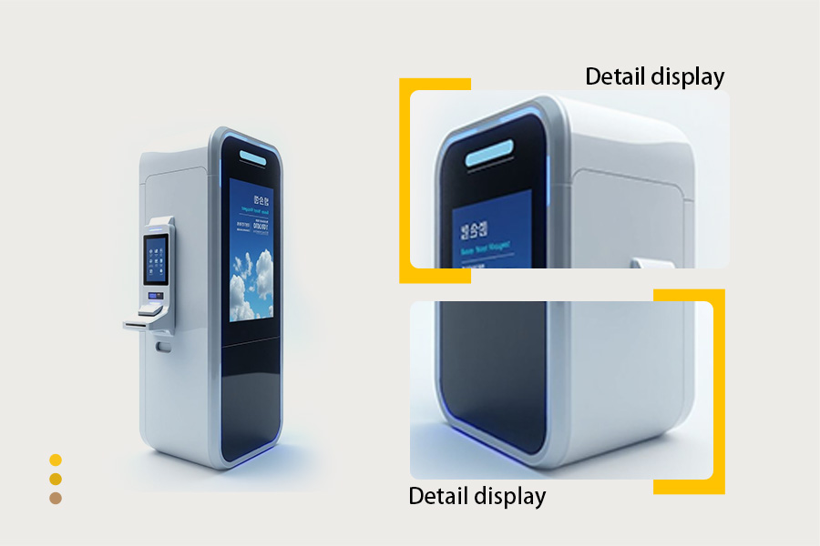 kiosk metal enclosure