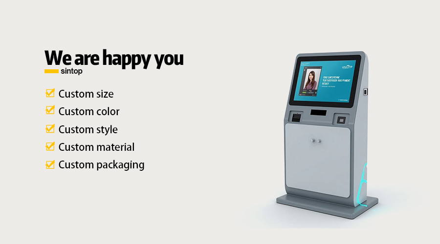 Self-service kiosk stand