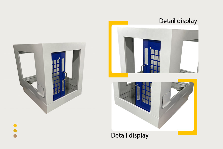 Medical equipment metal cabinet