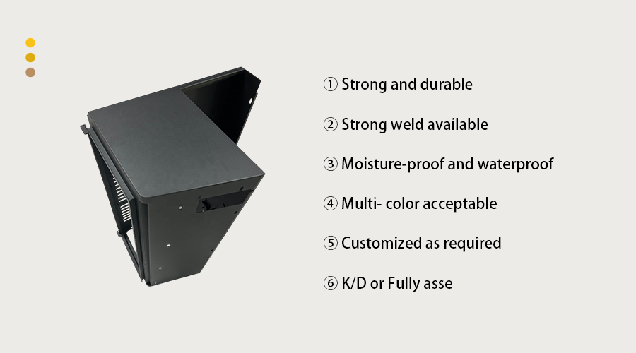 Steel instrument housing