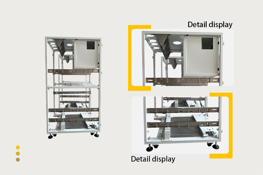 Equipment rack frame