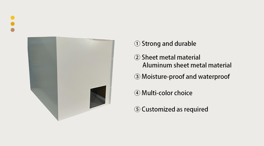 Electronics enclosure steel
