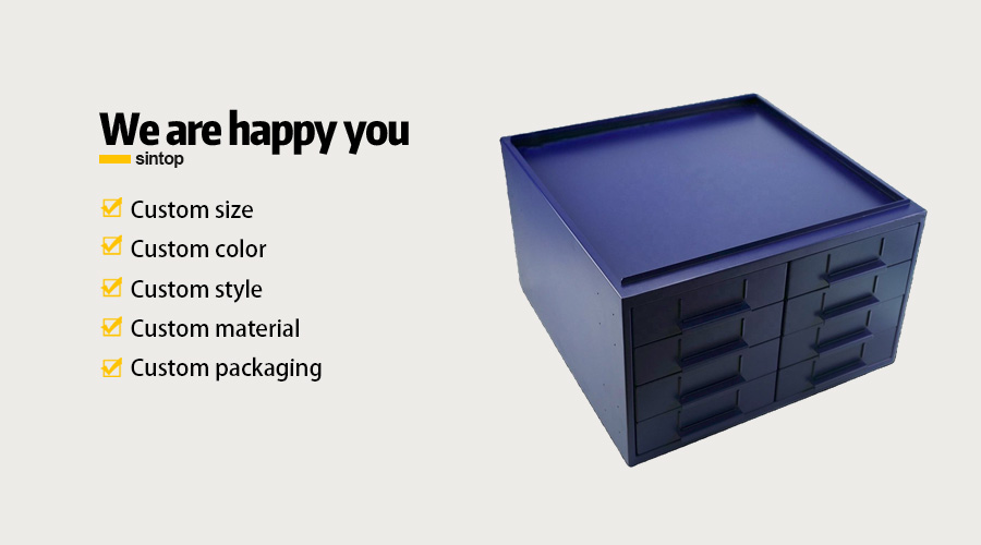 Multi-drawer steel cabinet