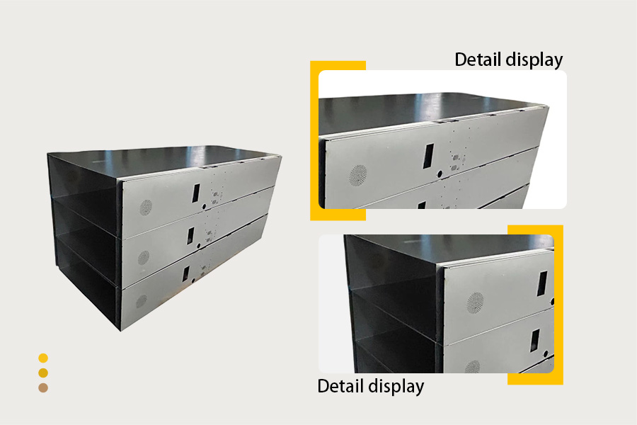 Aluminum sheet metal enclosure