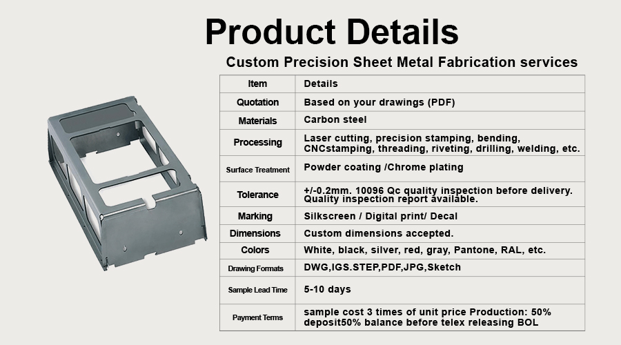 Laser cut metal box