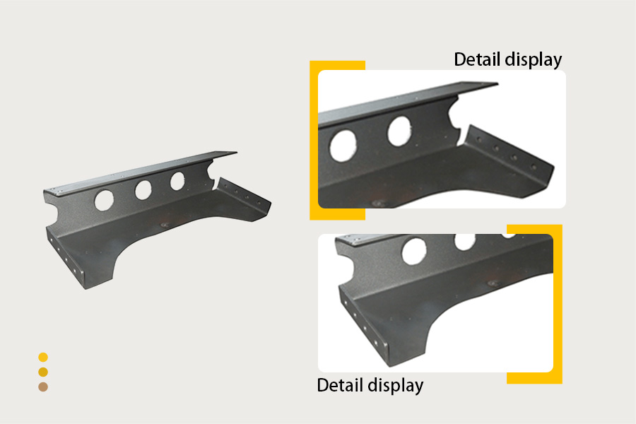 Metal channel laser cutting parts