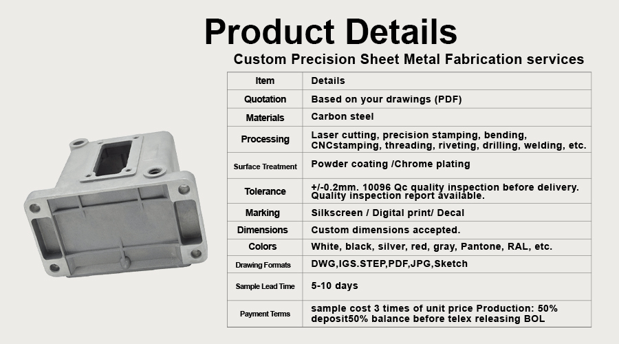 Aluminum die casting housing