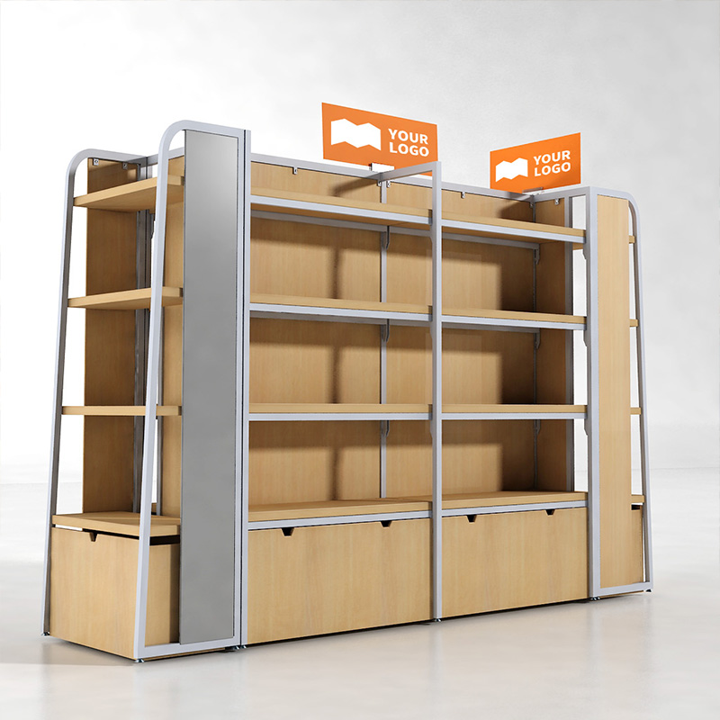Endcap display racks