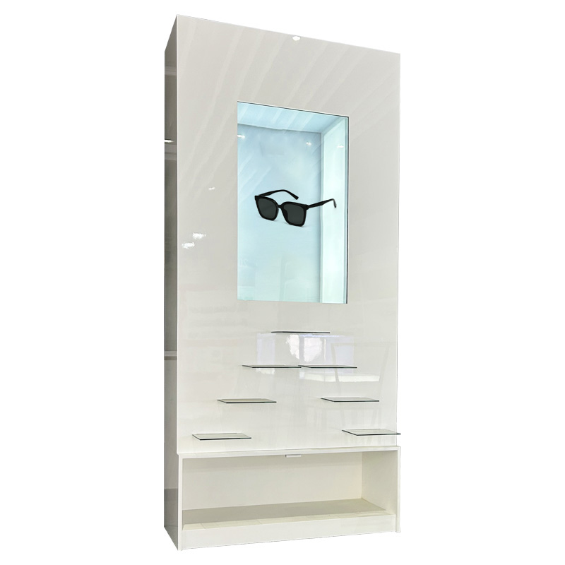 Wooden Transparent Touch Screen Display Cabinet