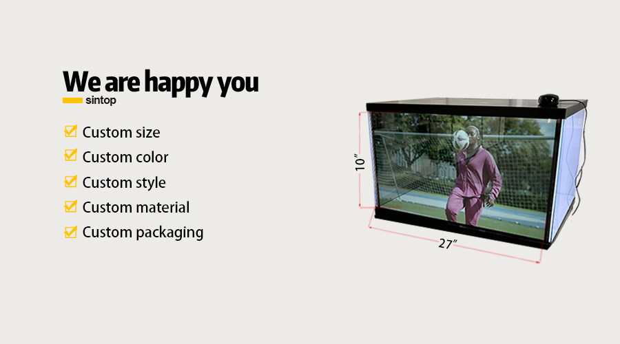 Interactive advertising screen