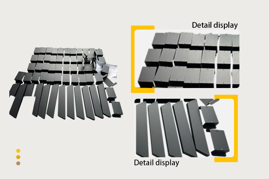 Display stand metal parts