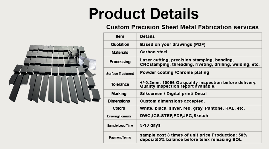 Display stand metal parts