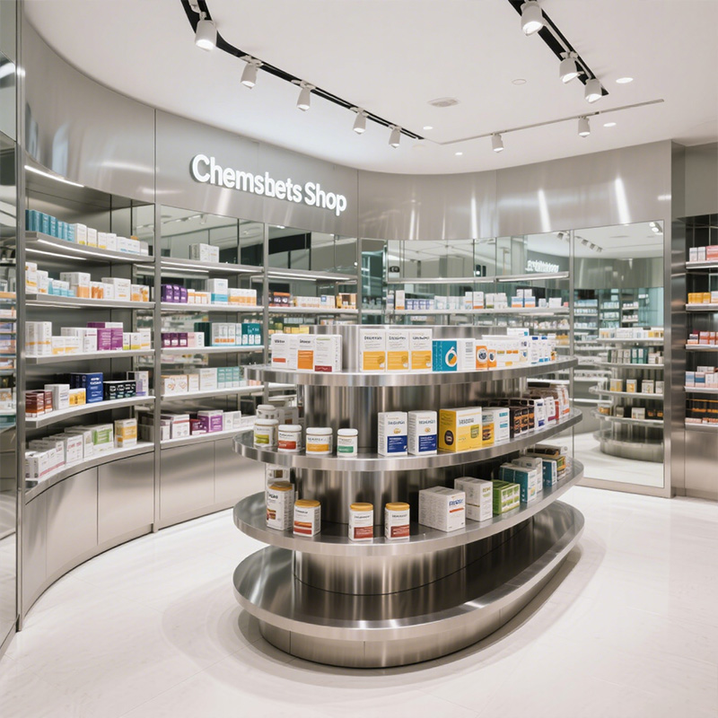 medical store display rack