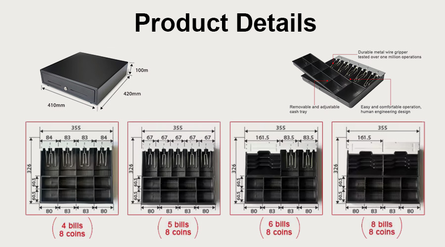 Cash register drawer