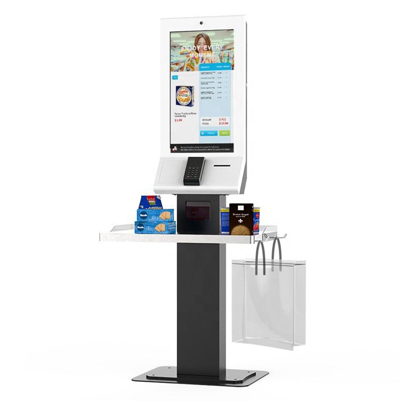 27-Inch Wall-Mounted Self-Service Ticketing Touch Machine