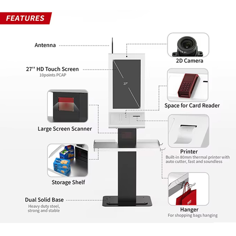27-Inch Wall-Mounted Self-Service Ticketing Touch Machine Manufacturers, 27-Inch Wall-Mounted Self-Service Ticketing Touch Machine Factory, Supply 27-Inch Wall-Mounted Self-Service Ticketing Touch Machine Retail Solution