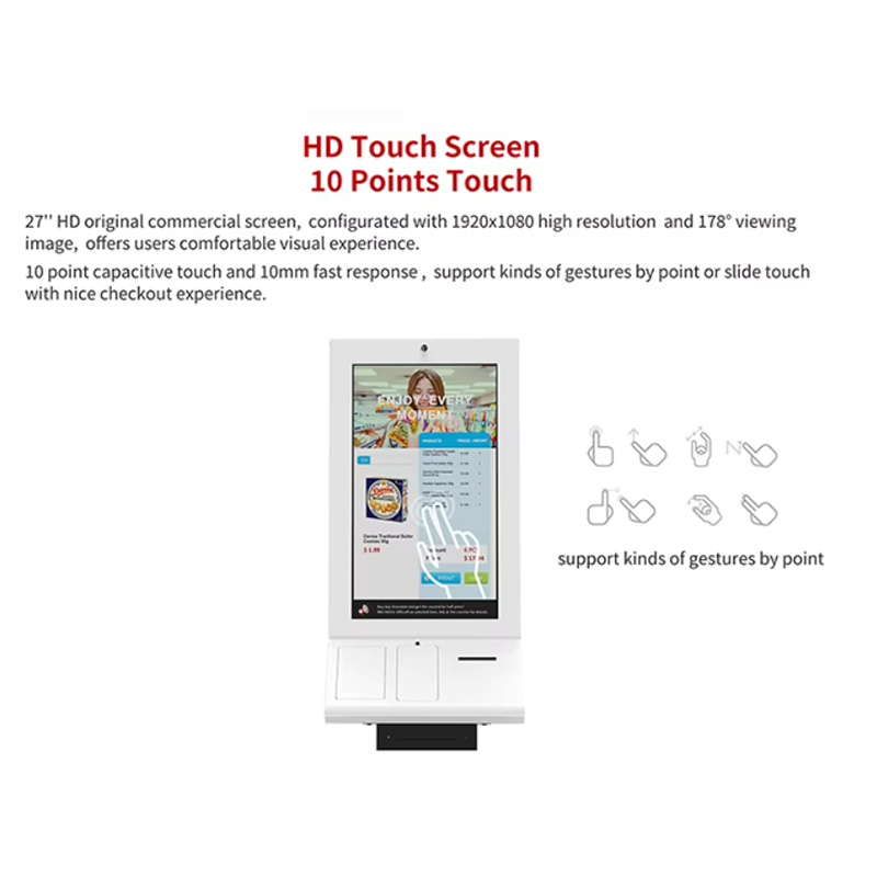 27-Inch Wall-Mounted Self-Service Ticketing Touch Machine Manufacturers, 27-Inch Wall-Mounted Self-Service Ticketing Touch Machine Factory, Supply 27-Inch Wall-Mounted Self-Service Ticketing Touch Machine Retail Solution
