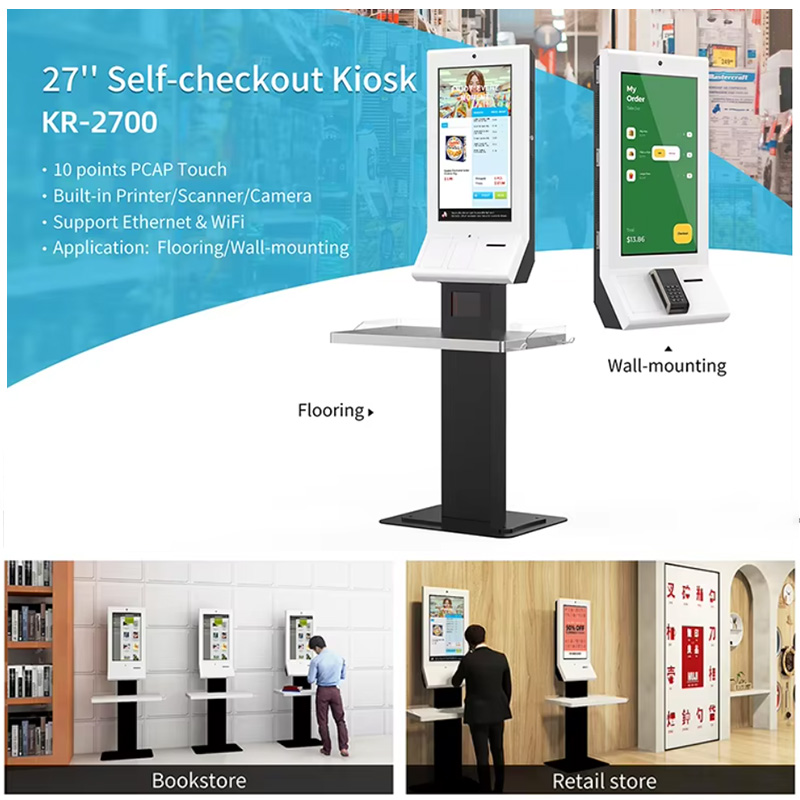 27-Inch Wall-Mounted Self-Service Ticketing Touch Machine Manufacturers, 27-Inch Wall-Mounted Self-Service Ticketing Touch Machine Factory, Supply 27-Inch Wall-Mounted Self-Service Ticketing Touch Machine Retail Solution