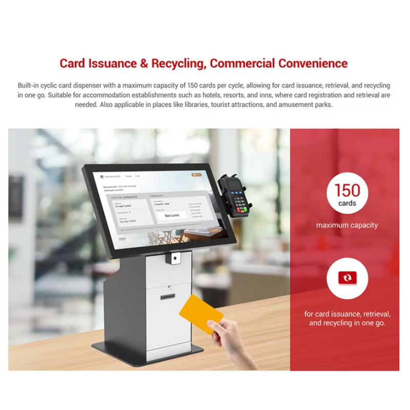 Hotel Lobby Self Check-in and Card Dispensing Kiosk Machine Manufacturers, Hotel Lobby Self Check-in and Card Dispensing Kiosk Machine Factory, Supply Hotel Lobby Self Check-in and Card Dispensing Kiosk Machine Retail Solution
