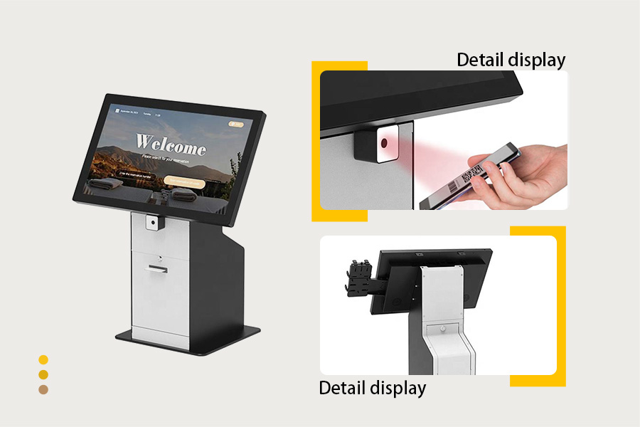Hotel self check-in kiosk