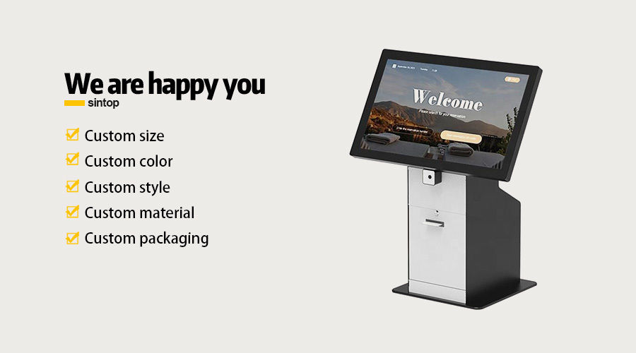 Self-service card dispensing machine