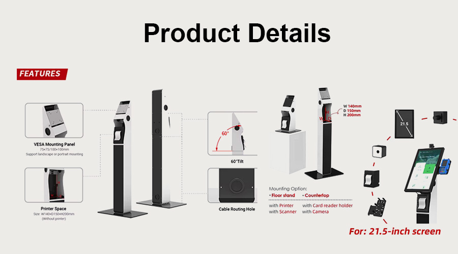 Tablet kiosk stand