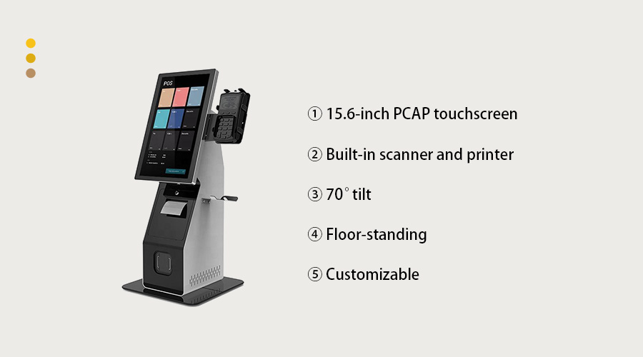Restaurant payment kiosk