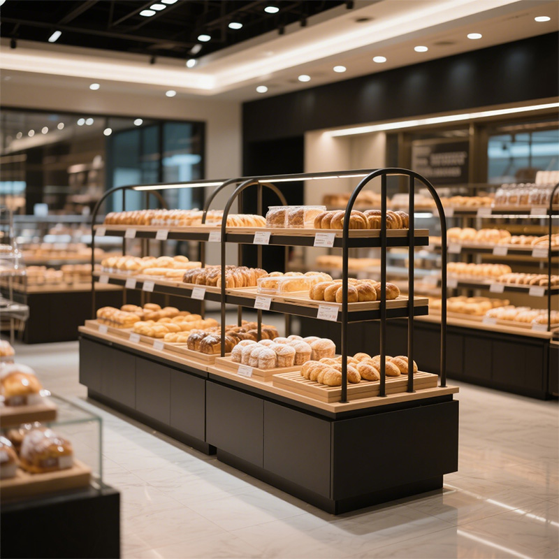 steel display racks for shops