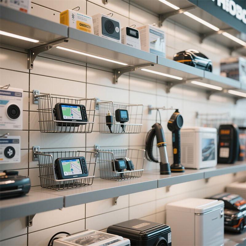 Retail display wire baskets
