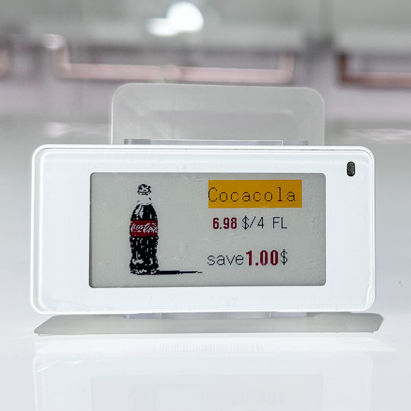 2.6 Inch Battery-Powered ESL with Acrylic Stand Manufacturers, 2.6 Inch Battery-Powered ESL with Acrylic Stand Factory, Supply 2.6 Inch Battery-Powered ESL with Acrylic Stand Retail Solution