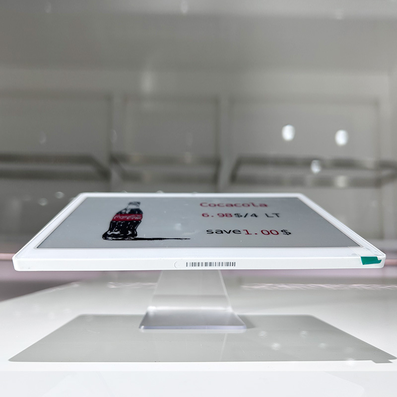 Китай 7,5-дюймовый сверхбольшой электронный ценник для розничной торговли с акриловым креплением, производитель