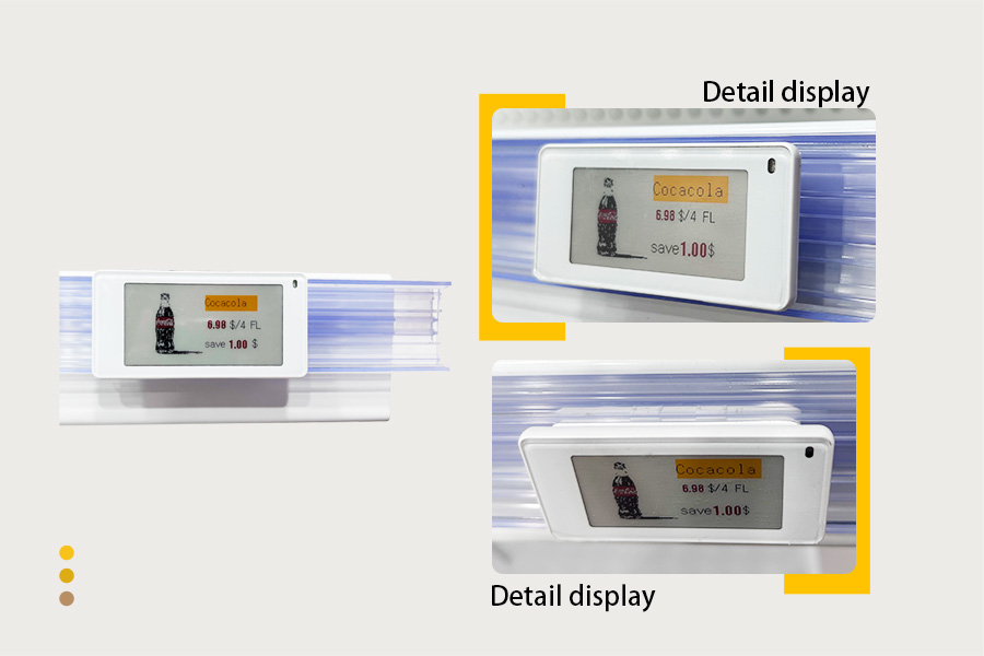 2.6 inch electronic shelf tag