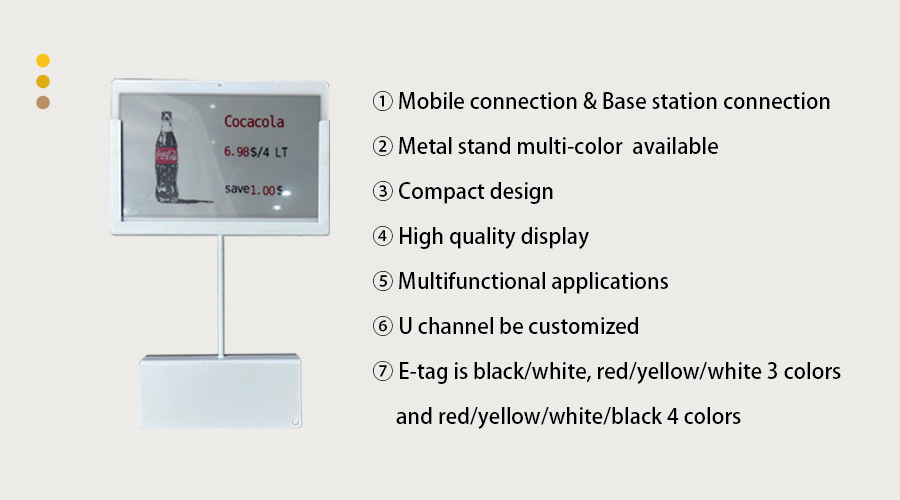 E-ink display shelf tag