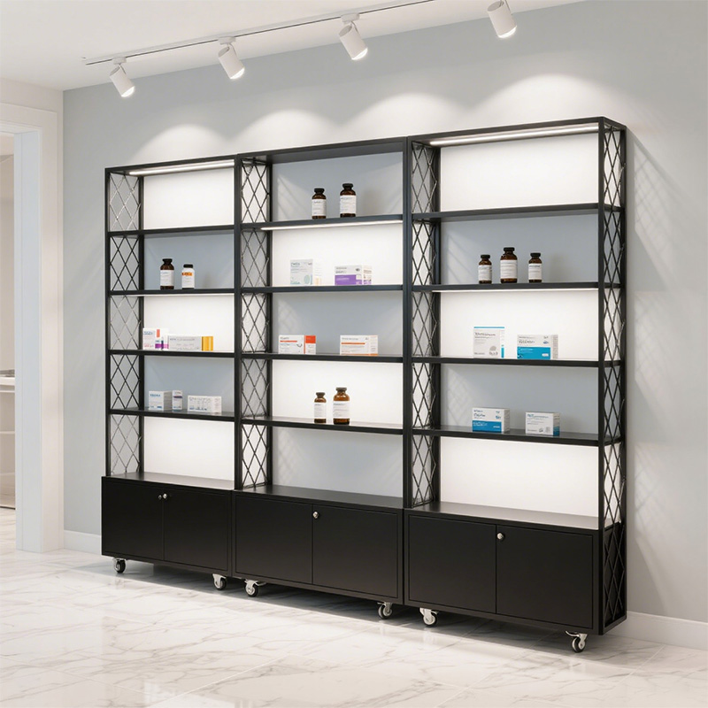 صحت کی دیکھ بھال کی نوکریوں کے ساتھ فارمیسی ڈسپلے ریک بڑھتے ہیں۔