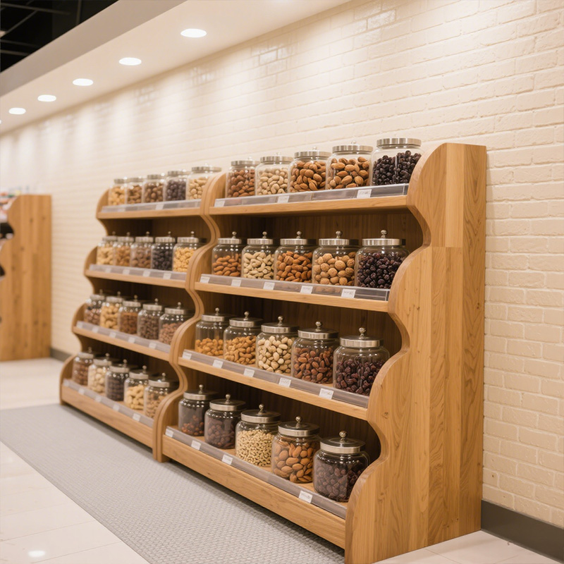 dry fruits display rack