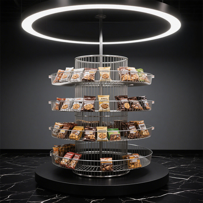 dry fruits display rack