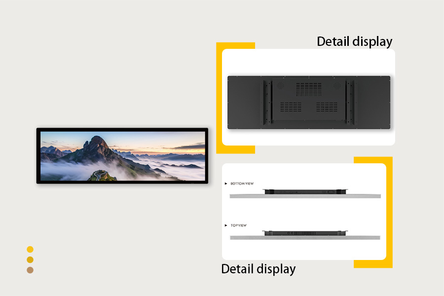 28.6 inch retail display